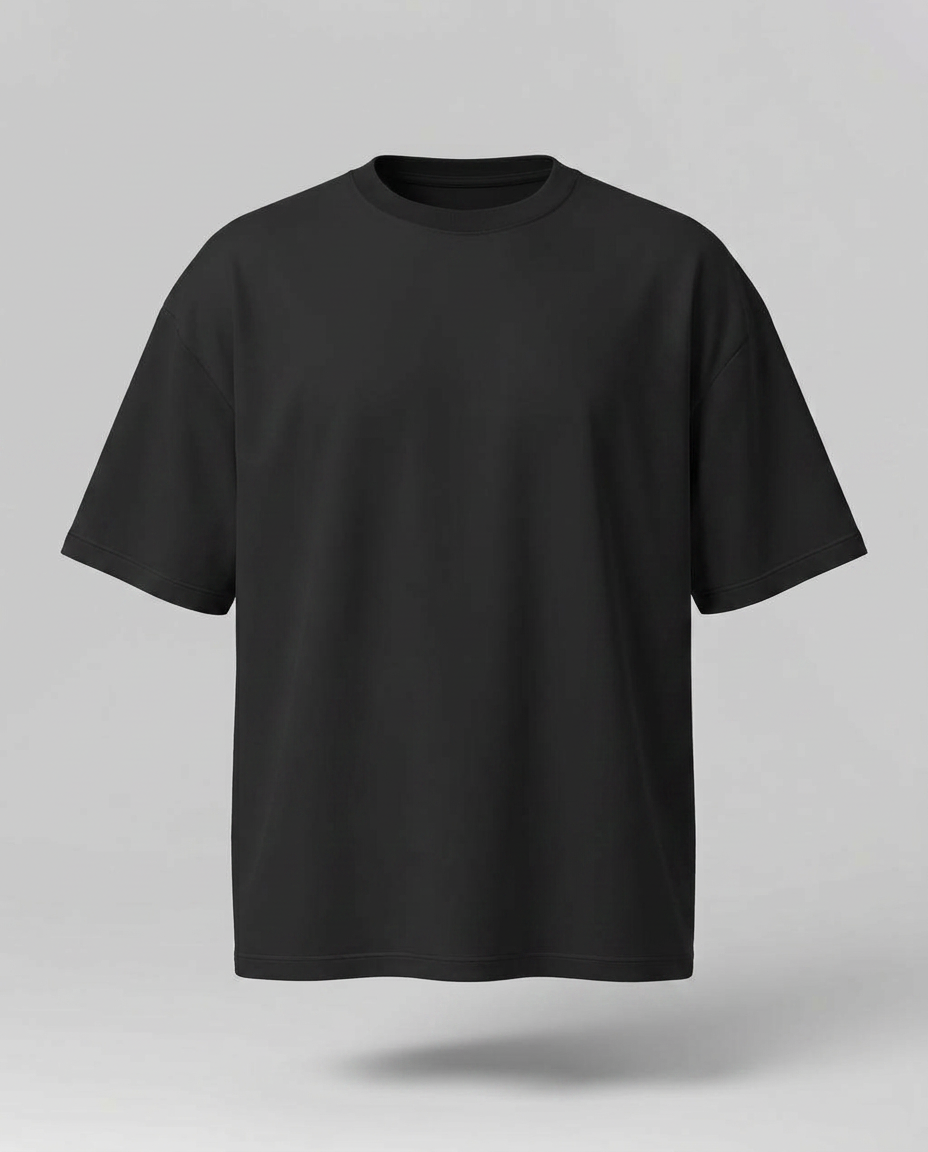 Mockup Camiseta Oversized para personalização